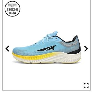 Altra Rivera 3 -blue and yellow - men’s size 8 but these are unisex shoes.